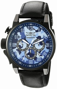 Invicta Blue Camouflage Quartz Watch #20541 (Men Watch)