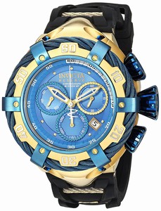 Invicta Bolt Quartz Chronograph Day Date Black Silicone Watch # 21368 (Men Watch)