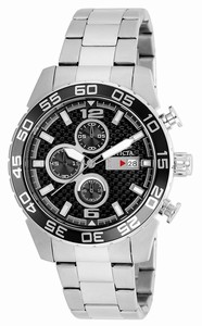 Invicta Black Dial Stainless Steel Band Watch #21375 (Men Watch)