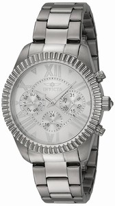 Invicta Silver Dial Stainless Steel Band Watch #21419 (Women Watch)