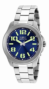 Invicta Blue Dial Stainless Steel Band Watch #21443 (Men Watch)