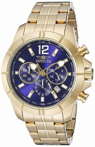 Invicta Blue Dial Stainless Steel Band Watch #21465 (Men Watch)