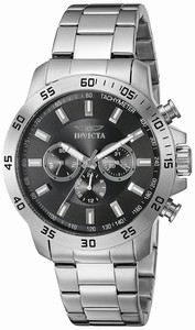 Invicta Black Dial Stainless Steel Band Watch #21502 (Men Watch)