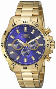 Invicta Blue Dial Stainless Steel Band Watch #21504 (Men Watch)