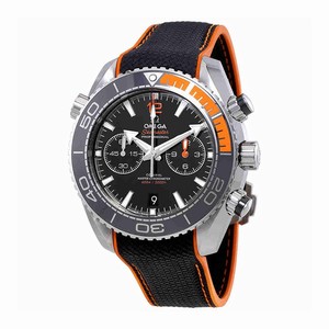 Omega Black Dial Uni-directional Rotating Band Watch #215.32.46.51.01.001 (Men Watch)