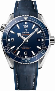 Omega Blue Dial Rubber Band Watch #215.33.44.21.03.001 (Men Watch)