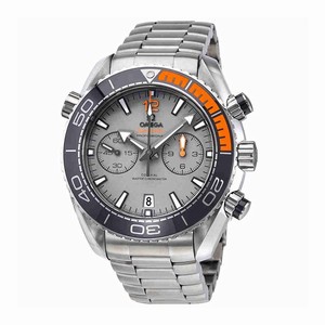 Omega Grey Dial Uni-directional Rotating Band Watch #215.90.46.51.99.001 (Men Watch)