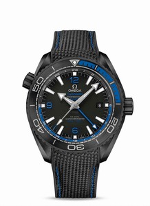 Omega Seamaster Planet Ocean Co-Axial Master Chronometer GMT Deep Black Watch# 215.92.46.22.01.002 (Men Watch)