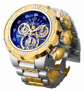 Invicta Blue Dial Stainless Steel Band Watch #21605 (Men Watch)