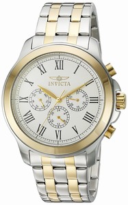 Invicta Silver Dial Stainless Steel Watch #21659 (Men Watch)