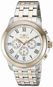 Invicta Silver Dial Stainless Steel Band Watch #21660 (Men Watch)