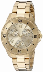 Invicta Gold Quartz Watch #21683 (Women Watch)