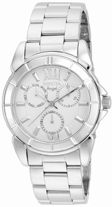 Invicta Silver Dial Stainless Steel Band Watch #21699 (Women Watch)