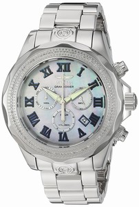 Invicta Mother Of Pearl Dial Stainless Steel Band Watch #21712 (Men Watch)