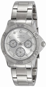 Invicta Silver Quartz Watch #21764 (Women Watch)