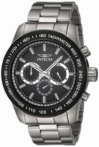 Invicta Black Dial Stainless steel Band Watch # 21796 (Men Watch)