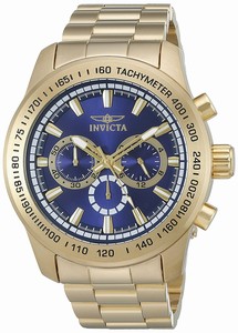 Invicta Blue Dial Stainless Steel Band Watch #21797 (Men Watch)