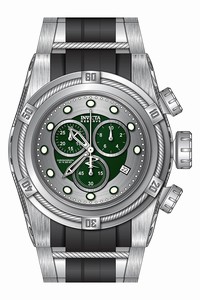 Invicta Green Dial Stainless Steel Band Watch #21813 (Men Watch)