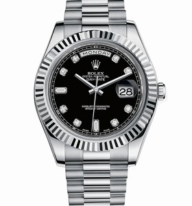 Rolex Automatic Dial color Black Watch # 218239 (Men Watch)