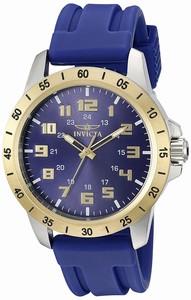 Invicta Blue Dial Stainless Steel Band Watch #21841 (Men Watch)