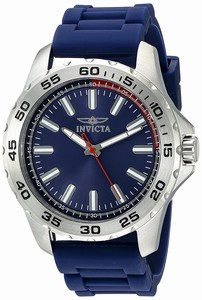 Invicta Blue Dial Stainless Steel Watch #21856 (Men Watch)