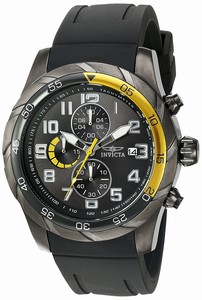 Invicta Pro Diver Quartz Chronograph Date Grey Polyurethane Watch # 21947 (Men Watch)