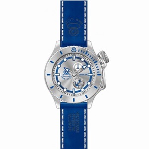 Invicta Russian Diver Quartz Analog Blue Leather Watch # 22008 (Men Watch)