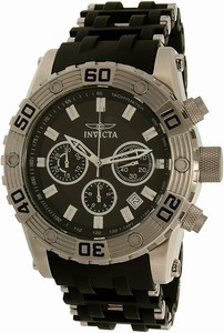 Invicta Black Dial Stainless Steel Band Watch #22086 (Men Watch)
