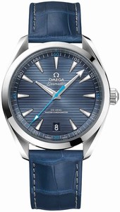 Omega Seamaster Aqua Terra 150M Co-Axial Master Chronometer Leather Watch# 220.13.41.21.03.002 (Men Watch)