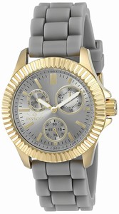 Invicta Grey Dial Silicone Watch #22100 (Women Watch)