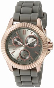 Invicta Grey Dial Stainless Steel Band Watch #22106 (Women Watch)