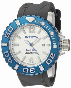 Invicta Sea Hunter Automatic Date Grey Silicone Watch # 22121 (Men Watch)