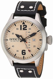 Invicta Beige Quartz Watch #22181 (Men Watch)