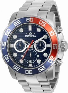 Invicta Quartz Chronograph Date Stainless Steel Watch #22225 (Men Watch)