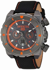 Invicta Corduba Grey Dial Chronograph Date Black Nylon Watch # 22332 (Men Watch)