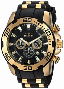 Invicta Black Quartz Watch #22340 (Men Watch)