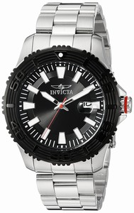 Invicta Black Dial Stainless Steel Band Watch #22405 (Men Watch)