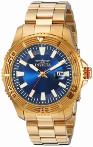 Invicta Blue Dial Stainless Steel Band Watch #22406 (Men Watch)