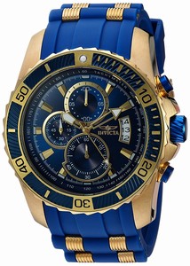 Invicta Blue Dial Stainless Steel Band Watch #22431 (Men Watch)