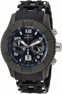 Invicta Black Dial Titanium Band Watch #22463 (Men Watch)