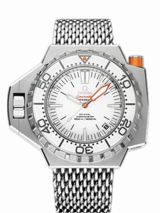 Omega 55 X 48MM Automatic Chronometer Ploprof 1200M White Dial Stainless Steel Case With Stainless Steel Bracelet Watch #224.30.55.21.04.001 (Men Watch)