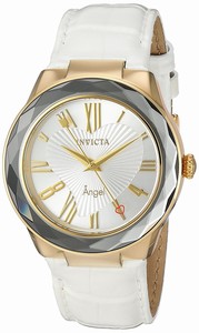 Invicta Silver Dial Leather Watch #22540 (Women Watch)