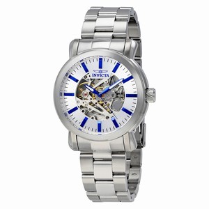 Invicta Silver Skeleton Automatic Watch #22573 (Men Watch)