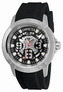 Invicta Black Skeleton Automatic Watch #22629 (Men Watch)