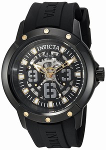 Invicta Object D Art Automatic Black Silicone Watch # 22632 (Men Watch)