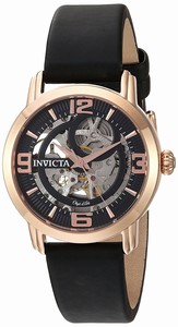 Invicta Object D Art Automatic Black Satin Strap Watch # 22656 (Women Watch)