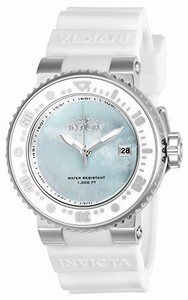 Invicta Light Blue Mother Of Pearl Quartz Watch #22668 (Women Watch)