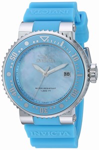 Invicta Blue Mother Of Pearl Quartz Watch #22670 (Women Watch)