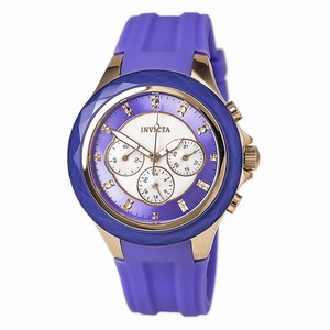 Invicta Blue Dial Silicone Watch #22678 (Women Watch)