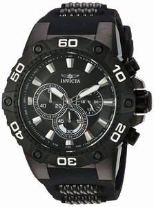 Invicta Black Dial Stainless Steel Band Watch #22686 (Men Watch)